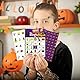OPEIXSAYKOC Halloween Bingo,Halloween Bingo Party Spielkarten,24 Spieler Spiel Karten,Schule Klassenzimmer Spiele,für Party,Geburtstag Kinder Partyzubehör,Klassenzimmer,Zuhause,Brettspiele