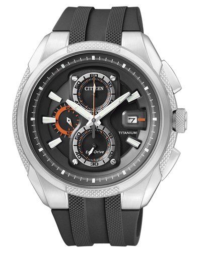 Preisvergleich Produktbild Citizen Herren-Armbanduhr Chronograph Super Titanium CA0200-03E