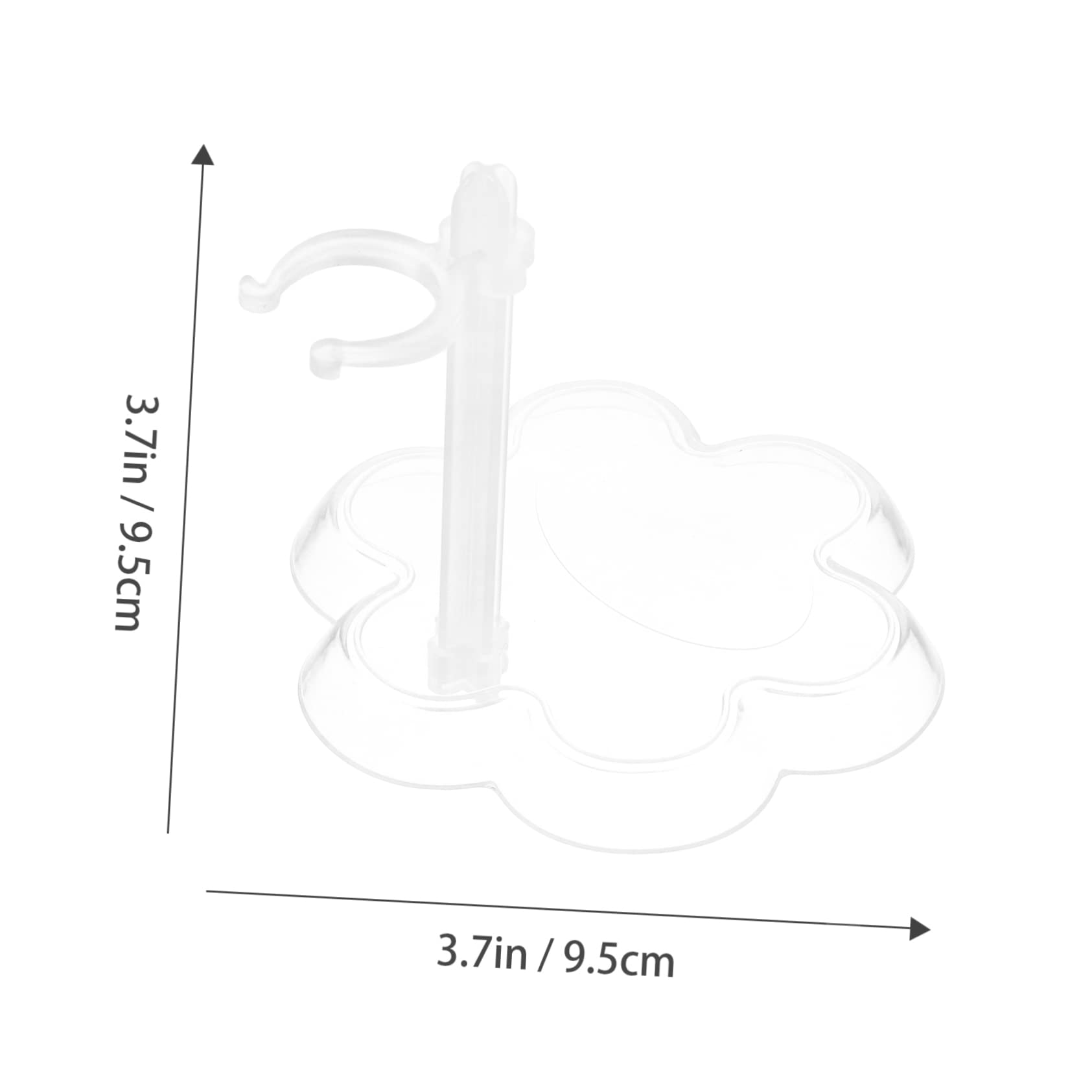 BCOATH Doll Display Stand 10pcs Toy Stand Feet Fitting Holder Sturdy Plastic Doll Holder
