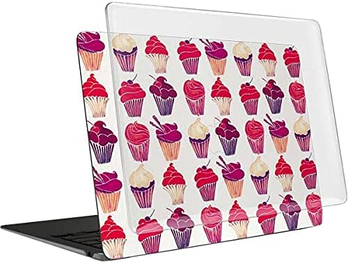 Skinit Case + Skin Compatible with MacBook Air 13in M1 (2021) - Bouffants and Broken Hearts Cupcakes Design