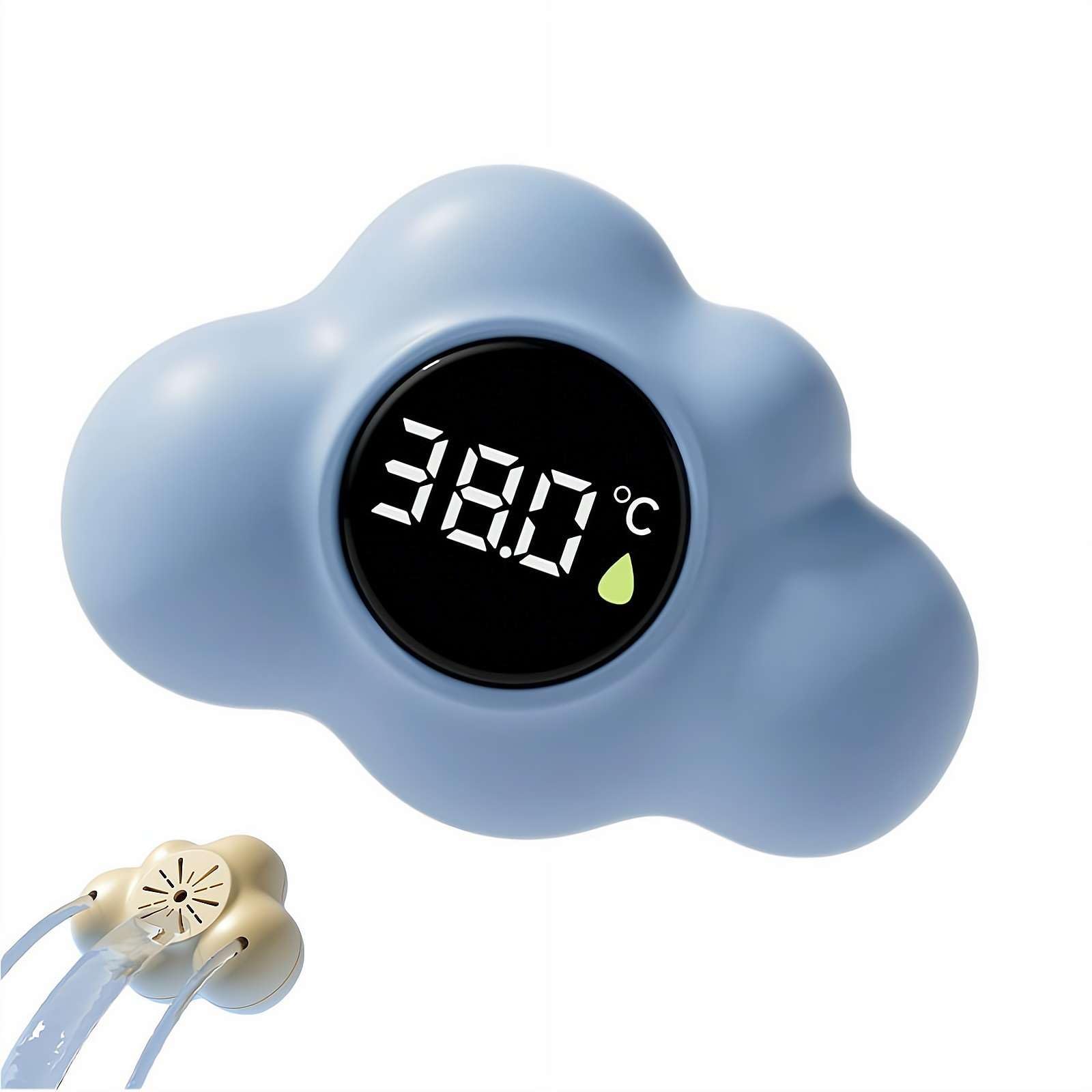 Floating Digital Baby Bath Thermometer, Water Temperature Gauge for Infant Shower & Bathtub, Fast Read & Clear Display Safety Temperature Monitor for Kids Bathing