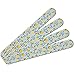 Capriccio Lemons Double-Sided Nail File Emery Board Set 4 Pack