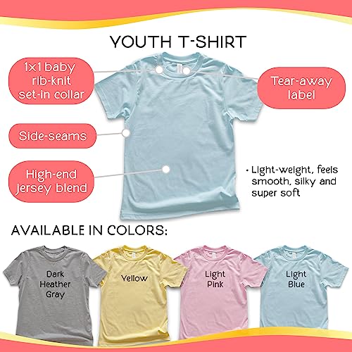 EVERTREE CLOTHING Faith Can Move Mountains Shirt, Youth Kids Girl Boy T-Shirt, Religious Christian Motivational Spiritual Tee4