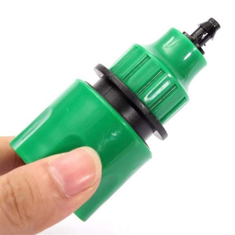 2 Pezzi Raccordo rapido in ABS per Tubo Flessibile per irrigazione Giardino Raccordo a T con riduzione Raccordo per Acqua da Giardino Accessori per l'irrigazione del Giardino