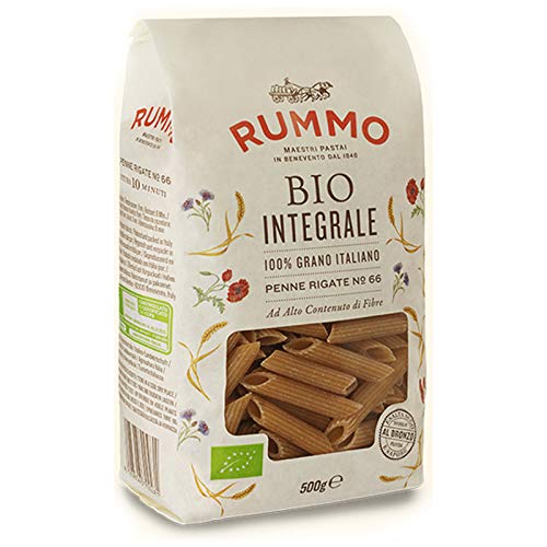 Penne rigate integrali rummo 500 g scatola da 16
