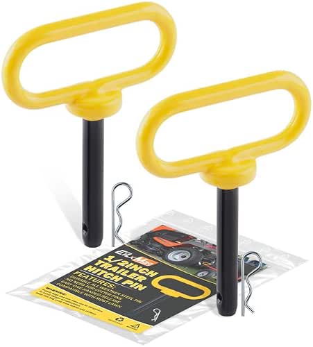 2Pack Hitch Pin, 1/2 x 3 Inch Trailer Hitch Pin