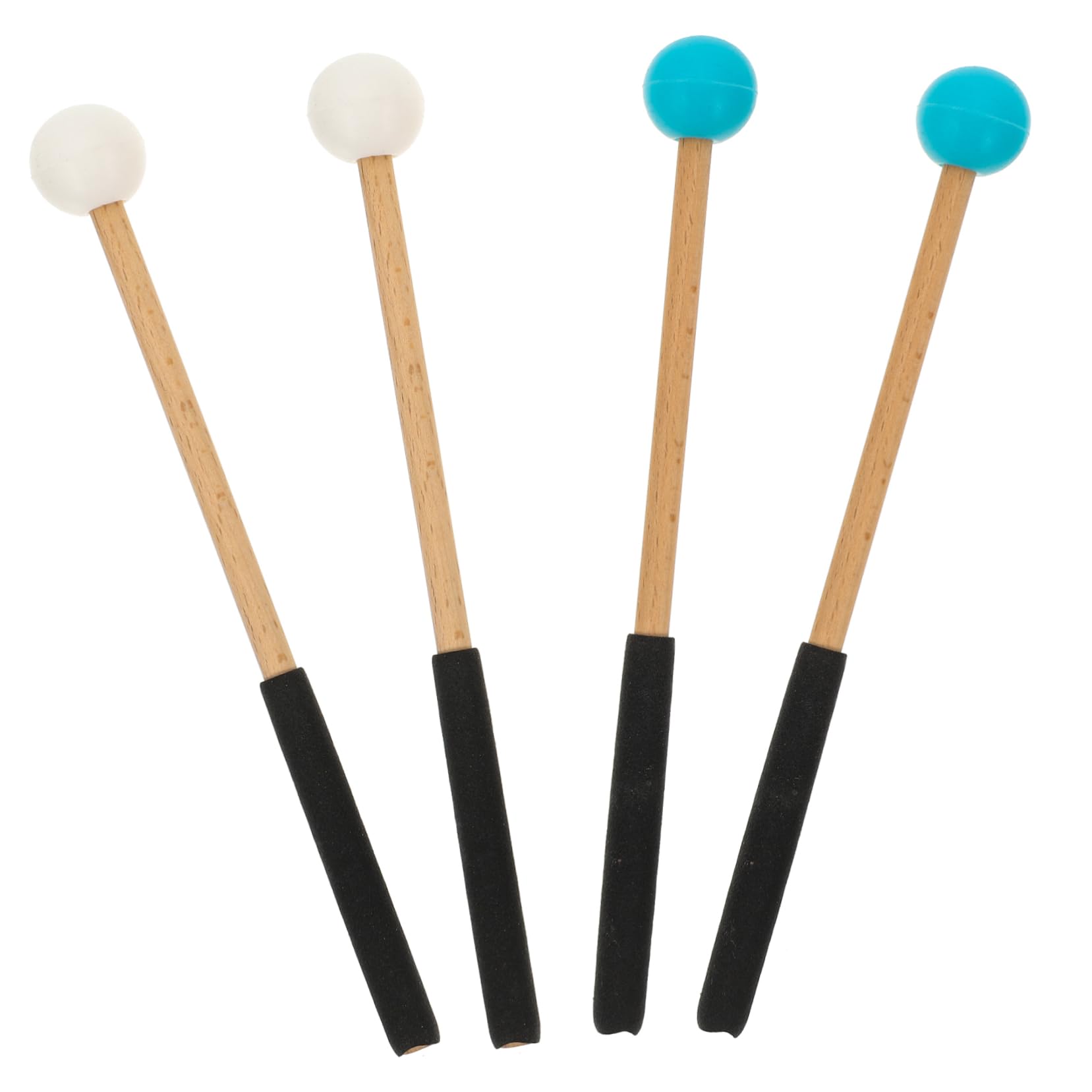VICASKY 6pares Mallets De De Lengua De Baquetas De Percusión Mango Herramienta Musical Para Instrumentos De Percusión Accesorios Para Drumsticks y Suministros De Tongue Drum