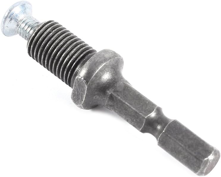 Hilitand Drill Chuck Adapter, Electric Hammer Drill Chuck for Impact Driver Hex Shank Thread 3/8" 24UNF with Screw