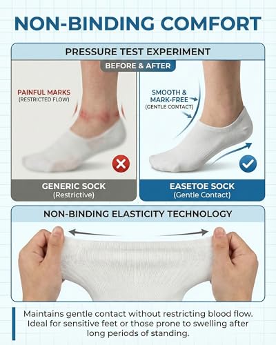 Image of No Show Socks Women, Non Slip Low Cut Ankle Socks for Sneakers, Non-Binding Casual Athletic Invisible Liners