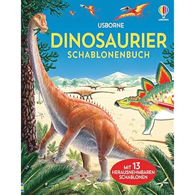 Dinosaurier Schablonenbuch
