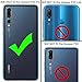 CoverON Slim Fit TPU Rubber FlexGuard Series for Huawei P20 Pro Case, Clear