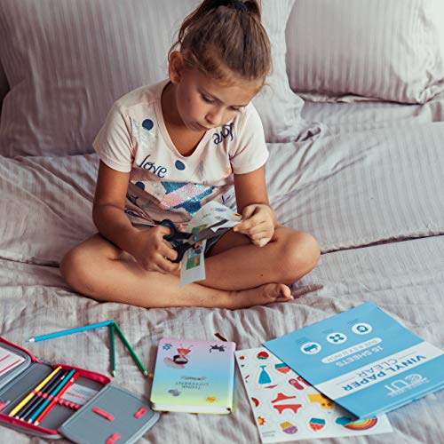 Printable Vinyl Sticker Paper Frosty Clear For Inkjet Printer 23 Sheets Transparent, Decal Paper Tear & Scratch Resistant Quick Ink Dry, Cricut Sticker Paper For Making Labels & Crafts… #TOP4