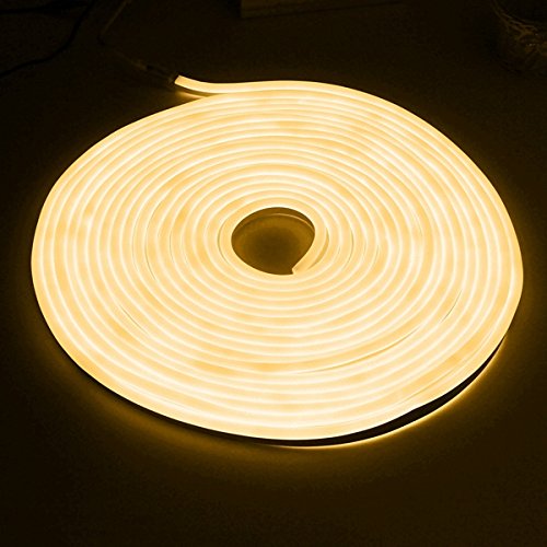 VIDOO 10M 2835Flexible Tira de Cuerda de neón luz XA XA al Aire Libre Impermeable 220V-Azul