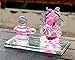 Esplanade Ganesha Ganesh with Shivling Crystal Glass Showpiece Figurine Murti Idol Statue Sculpture (2