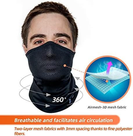 L&P Balaclava Ski Face Mask/Half Ski Mask, Neck Gaiter/Neck Warmer, Snoods