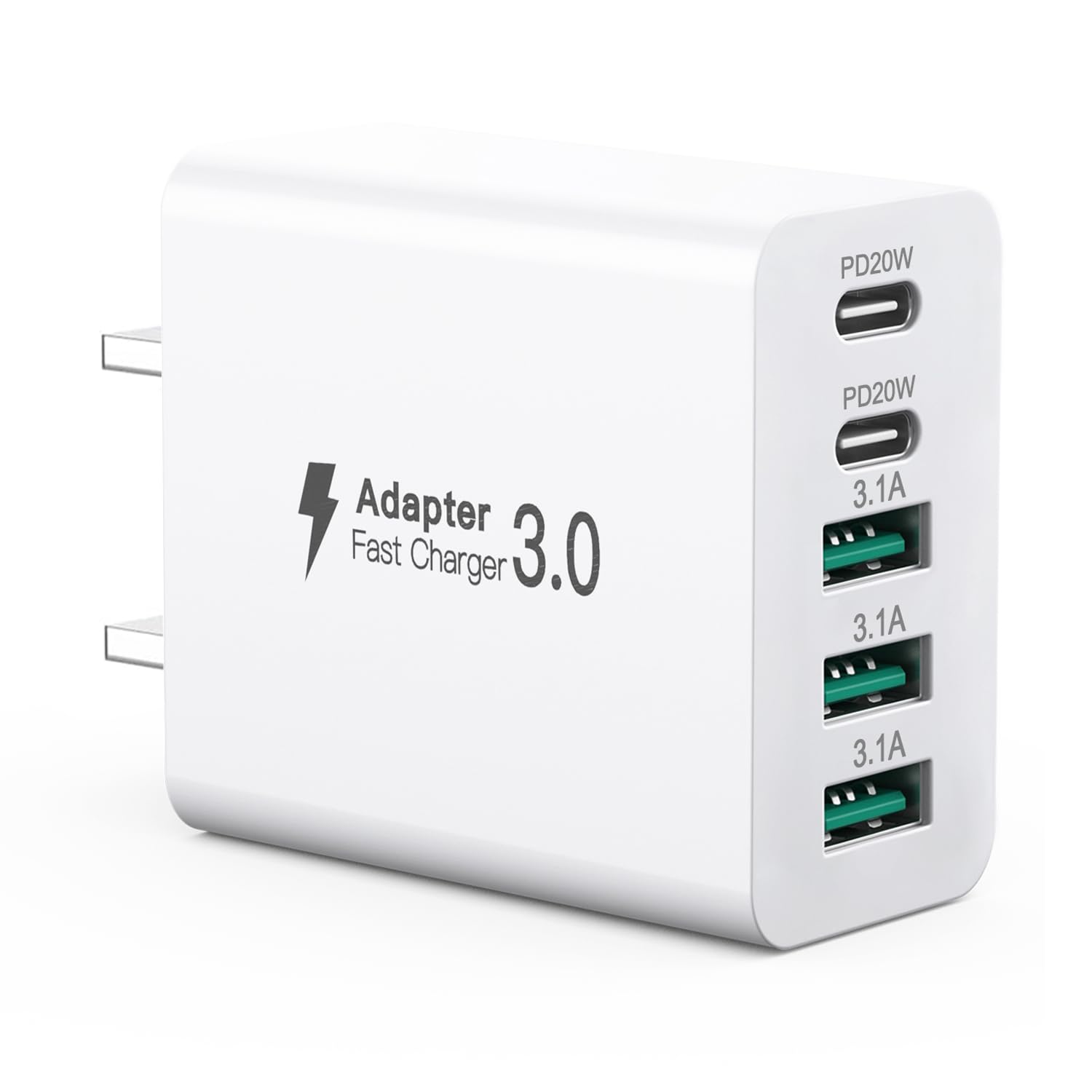 Amazon | USB C充電器 50W、【2つのUSB-Cと3つのUSB-A】を備えた