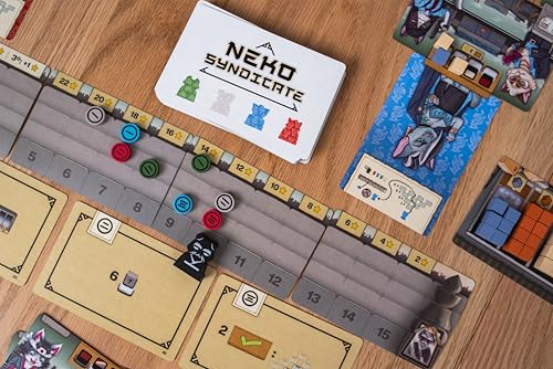Neko Syndicate Juego de Mesa Estratégico para 1-4 jugadores miniatura 6