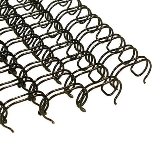Wire Binding Ring l Double Loop Wire Spines l Document Notebook Binding Ring 3:1 Pitch 34 Loops (Pack of 100 Pieces) (100, 9.5 mm)-picture-12