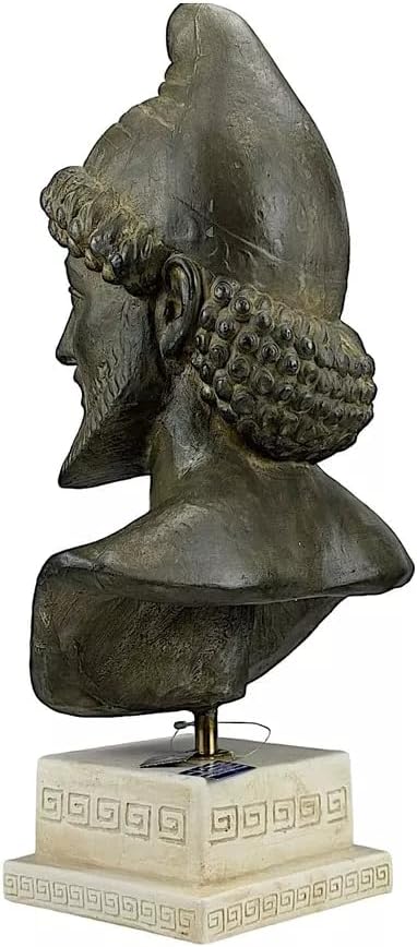 Odysseus Greek King of Ithaca Bust Trojan War Hero Moldano Statue Sculpture 15.35 in