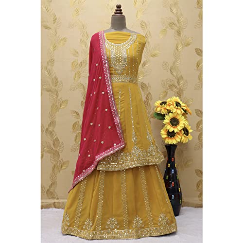 Image of SHAFNUFAB Womens Net Semi Stitched pakistani suit set for women Ladies use pakistani suit set for women And suits for women with dupatta And pakistanisuits for women kurta set