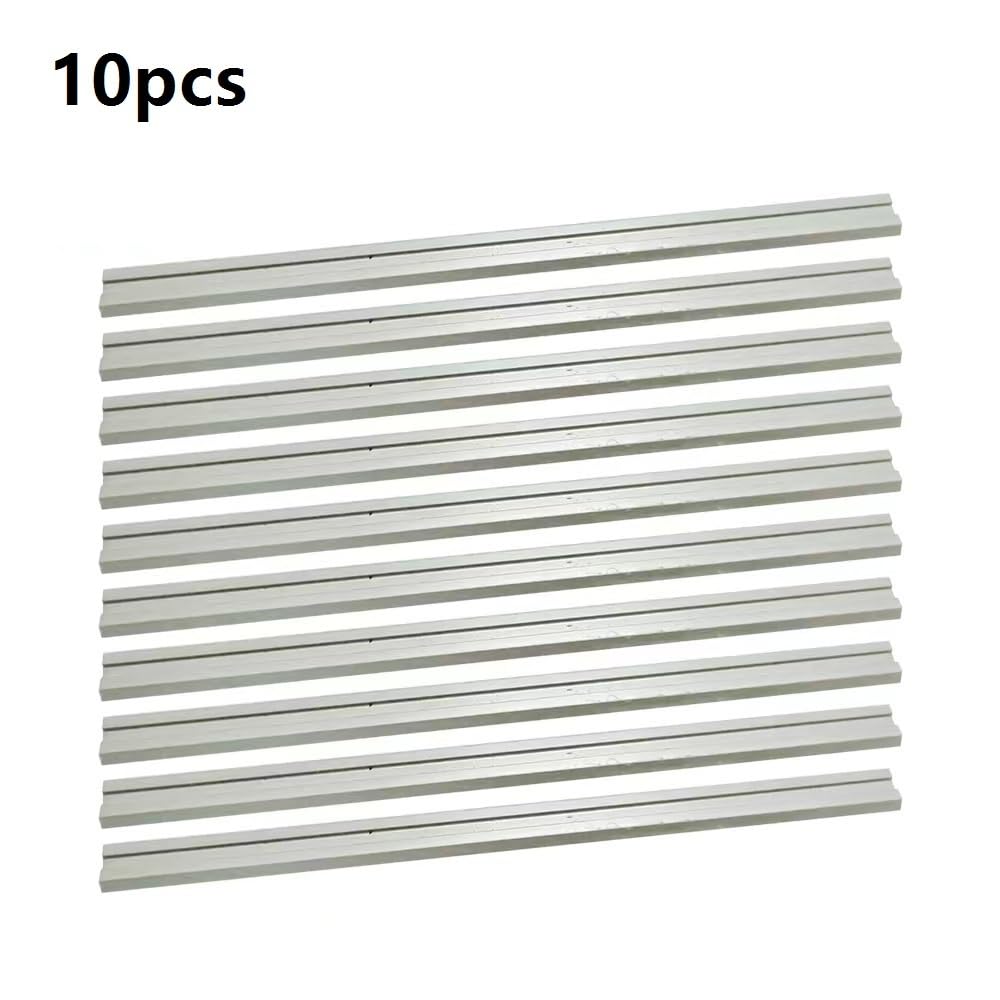Cuchillas for cepilladora, 10 cuchillas reversibles de acero alta velocidad, doble filo 82 mm for D-46246 D-16966 DW677 DW678K DW680 KW713
