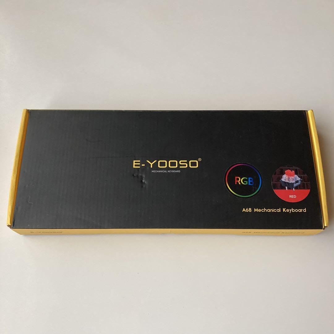 E-YOOSO A68 Red Axis Low Profile Механичка тастатура