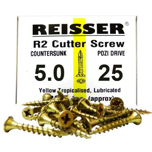 Reisser-5033543877711 5 x 25 mm, colore: legno