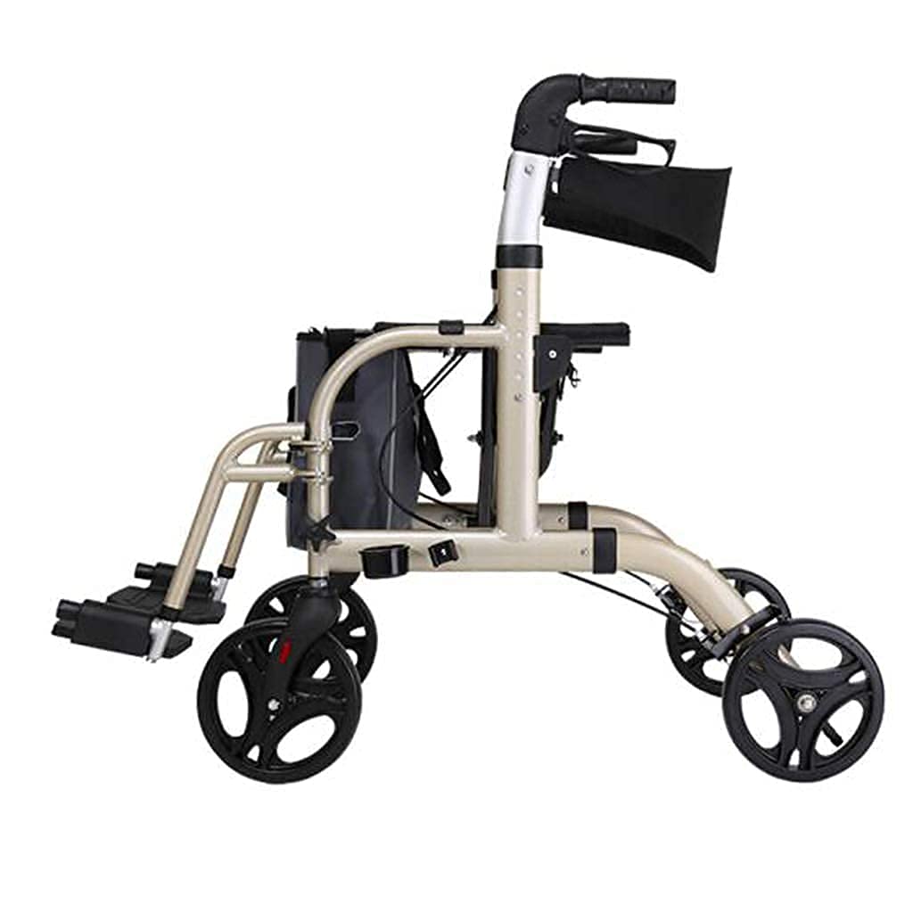 Chodziki dla seniorów Samobieżne chodziki, rolki/chodziki Chodzik/chodzik dla starszych zakupów/chodzik z siedziskiem i koszem dla starszych c rollator chodzik, Trwałe little surprise