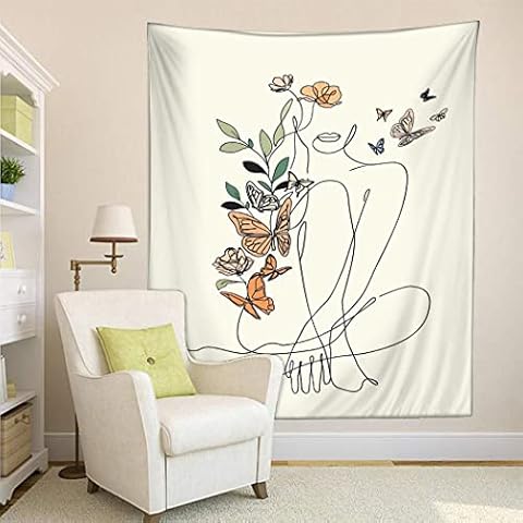 YISUMEI Abstract Butterfly Wall Tapestry Cover