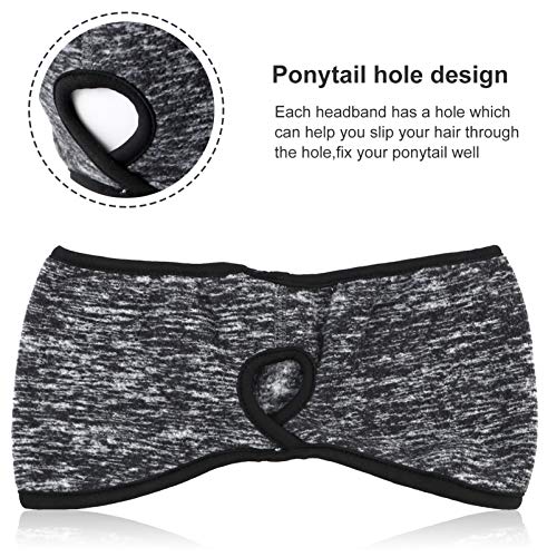 3pcs Warm Ear Protection Headband Full Cover Ear Muffs Sports Headband Soft and Fluffy for Running Hiking Snowboarding4