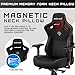 Anda Seat Kaiser 3 Large Gaming Chair for Adults - Ergonomic Black Leather Gaming Chairs with Lumbar Support, Comfortable Neck Support Office Chair