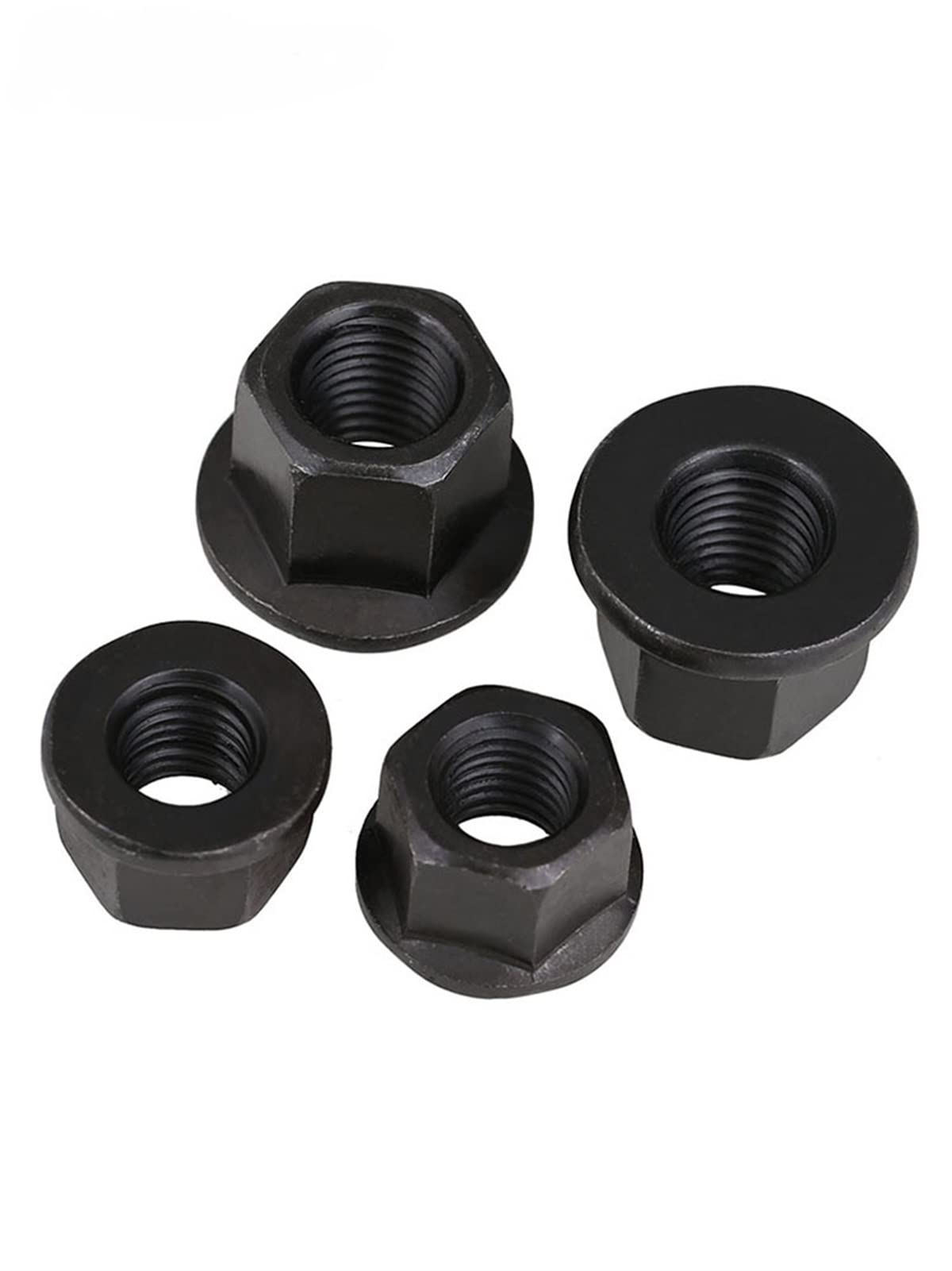 100 stuks roestvrijstalen koepelkop zeskantmoeren, kop dopmoer M8/M6/M5/M4/ M3 koepel zeshoekige eikelmoeren, moer assortiment kit, ronde bevestiging koepelvormige dop (zilver