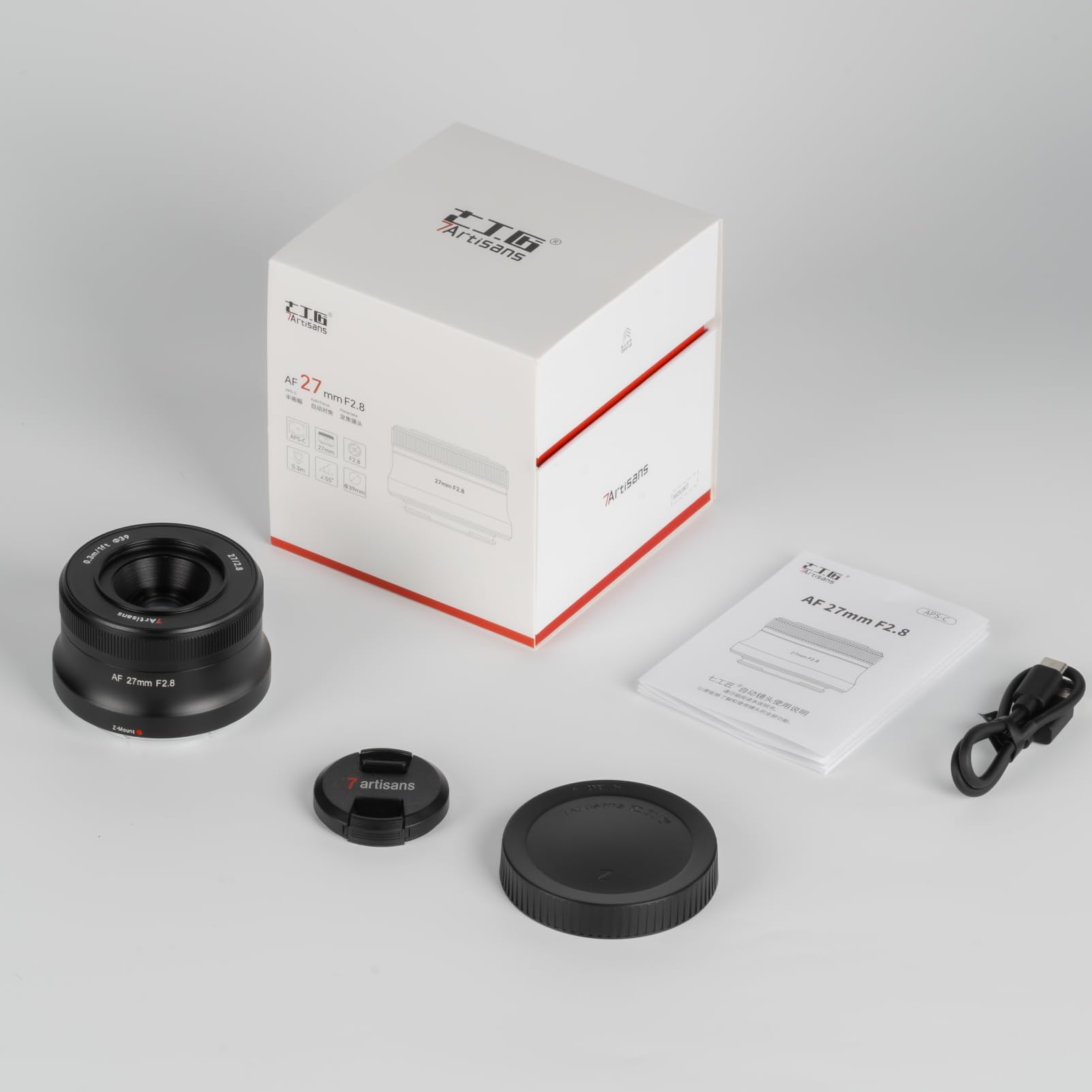 7artisans AF Objectif autofocus 27 mm F2.8 Z APS-C pour appareils photo à monture Z modèle APS-C, Z50, ZFC, Z30, paramètres de l'appareil photo, Z5, Z6, Z7, Z6II, Z7I, Z9, Z8, ZF