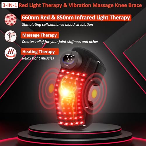 Red-Light-Therapy-Knee-Brace-for-Pain-Relief-Vibration-Knee-Massager-with-Heat-and-Red-Light-Therapy-660nm-850nm-Lights-Rechargeable-Wireless-Controller-Near-Infrared-Light-Therapy-for-KneeShoulderElb