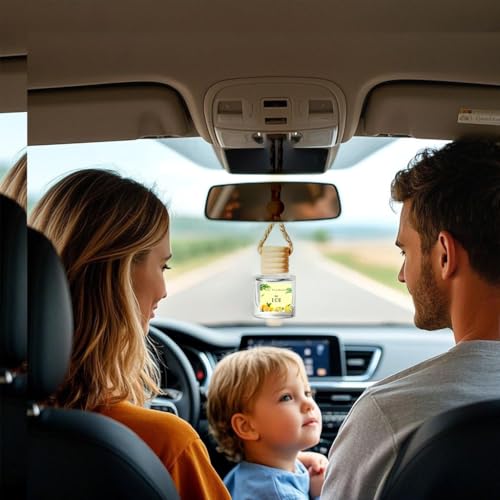 Image of Hanging Car Air Freshener Diffuser, Long Lasting Essential Oil Diffuser, Premium Hanging Scent Air Freshener for Car Interior, Odor Eliminator to Refresh Driving Space and Create Aromatic Car Oasis