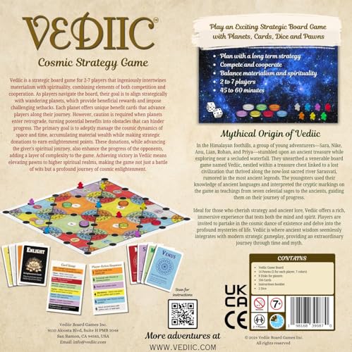 Vedic Board Game - Juego de Mesa Estratégico para Adultos miniatura 2