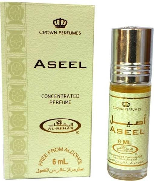 Aseel Al Rehab Perfumes For Unisex, 6ml (Attar) Roll On - Herbal Agarwood Red Rose Vanilla Saffron-image-24