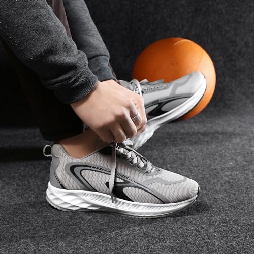 Image of FARGO Men's Spark Fylon Sole Memory Foam Patawa Running Sports Walking Shoes, Gym Shoes | Lightweight & Comfortable Lace-Up Shoes for Mens and Boys