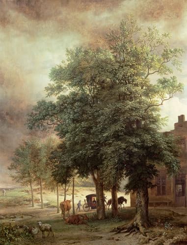 Tableaux Graffiti Art Mural d'exception : toile Paulus Potter moderne 60x90cm