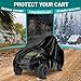 QYMOTO UTV Cover 2 Seater for Polaris Ranger 570/1000 Cover RZR 900/1000 Covers,Honda Pioneer 500/700/1000-5,Windproof Waterproof Outdoor All Weather Protection Winter Storage