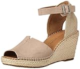 Gentle Souls by Kenneth Cole womens Charli Espadrille Wedge Sandal, Mushroom, 8.5 US