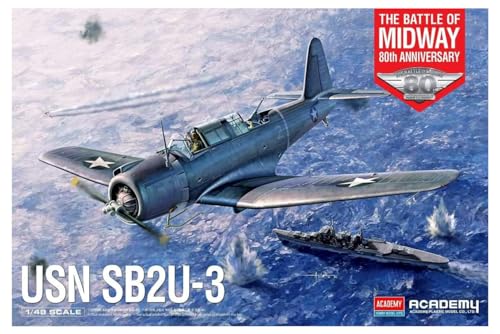 Maquette Sb2U-3 Navy Academy 1/48 Bataille de Midway 120116