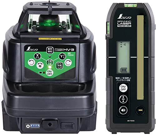 シンワ測定(Shinwa Sokutei) スピニングレーザー HV−3 グリーン 70817