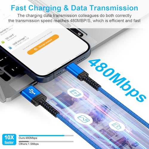 Image of Car Carplay Cable Fast for iPhone 17e /17 /Air /17 Pro /17 Pro Max /16e /16 Pro /16 Pro Max /16 Plus /16 /15 Pro Max,3FT /2Pack 3.1A USB A to USB C Charger Cord iPhone 17 Pro Car Fast Charging Cable USB Type C
