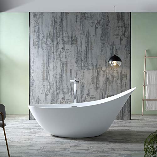 Vasca da bagno freestanding SOPHIE - bianco lucido...