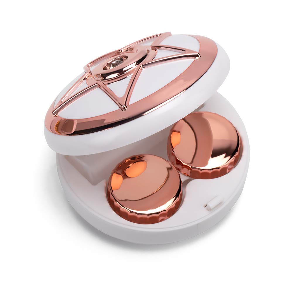 ofone Contact Lens Case Star Contact Lenses Cases Travel with Remover Tool Tweezers Mirror Contact Solution Bottle Contacts