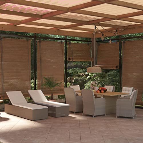 vidaXL-Juego-de-Comedor-para-Jardin-9-Piezas-Muebles-Mobiliario-Exterior-Terraza-Balcon-Cocina-Mesa-Silla-Asiento-Estable-Ratan-Sintetico-Marron