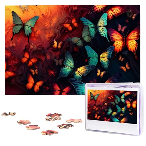 Puzzle personnalisé 1000 pièces en bois : cadeau anniversaire de mariage