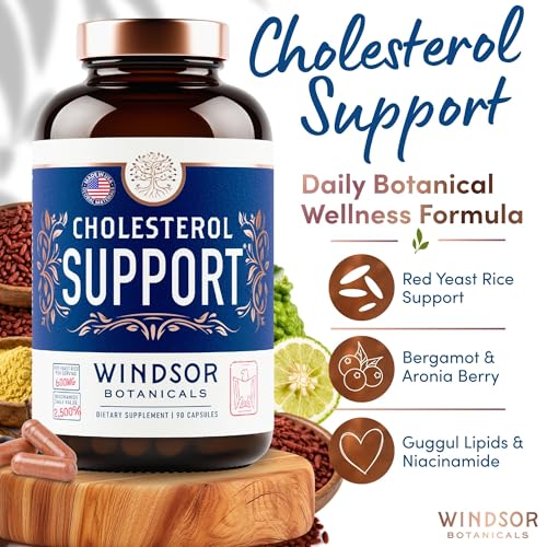 WINDSOR BOTANICALS Cholesterol Support Capsules