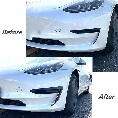 Rejilla para luz antiniebla Tesla Model 3 parachoques delantero 2017-2022 2